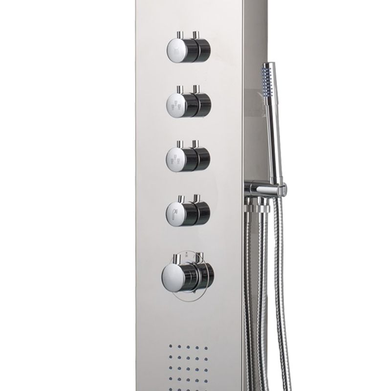 Badnor Perfect Rain dusjpanel m/ termostatbatteri KROM