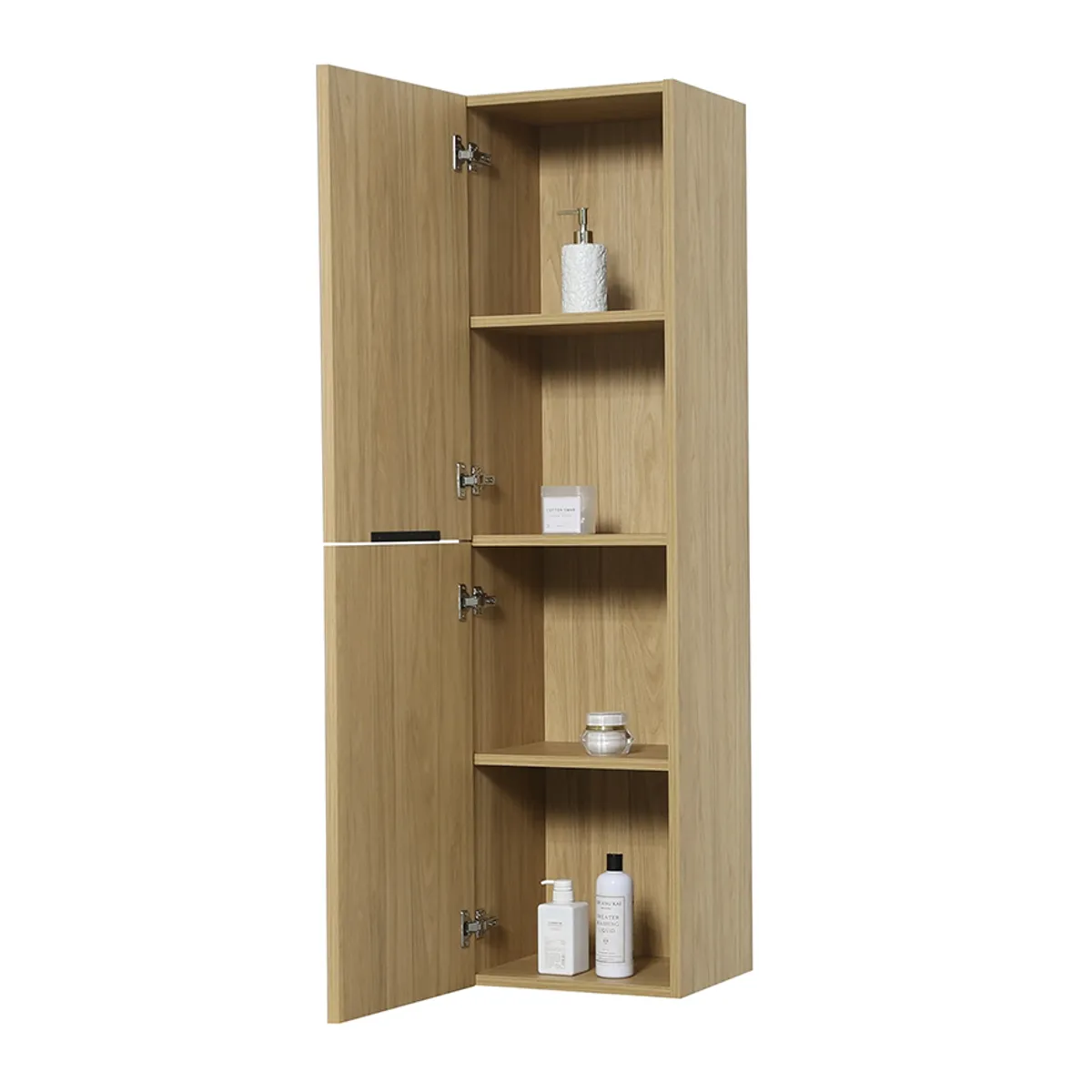 Badnor Melissa 120+40cm mbl.pk m/dobbel servant (98511) Sienna speil m/lys