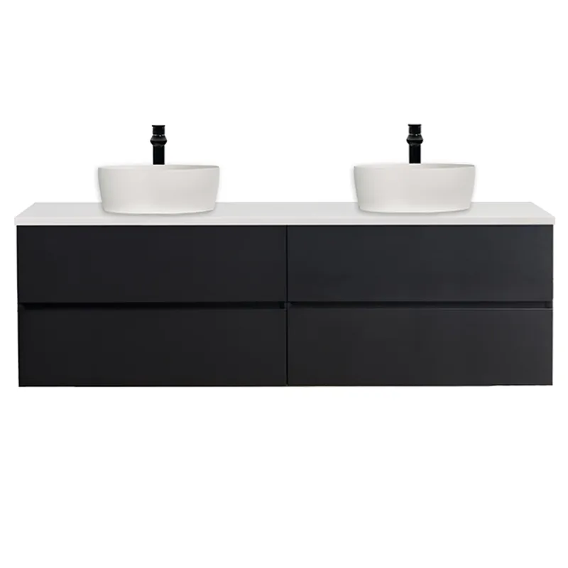 Badnor Benkeplate 180cm, MATT HVIT