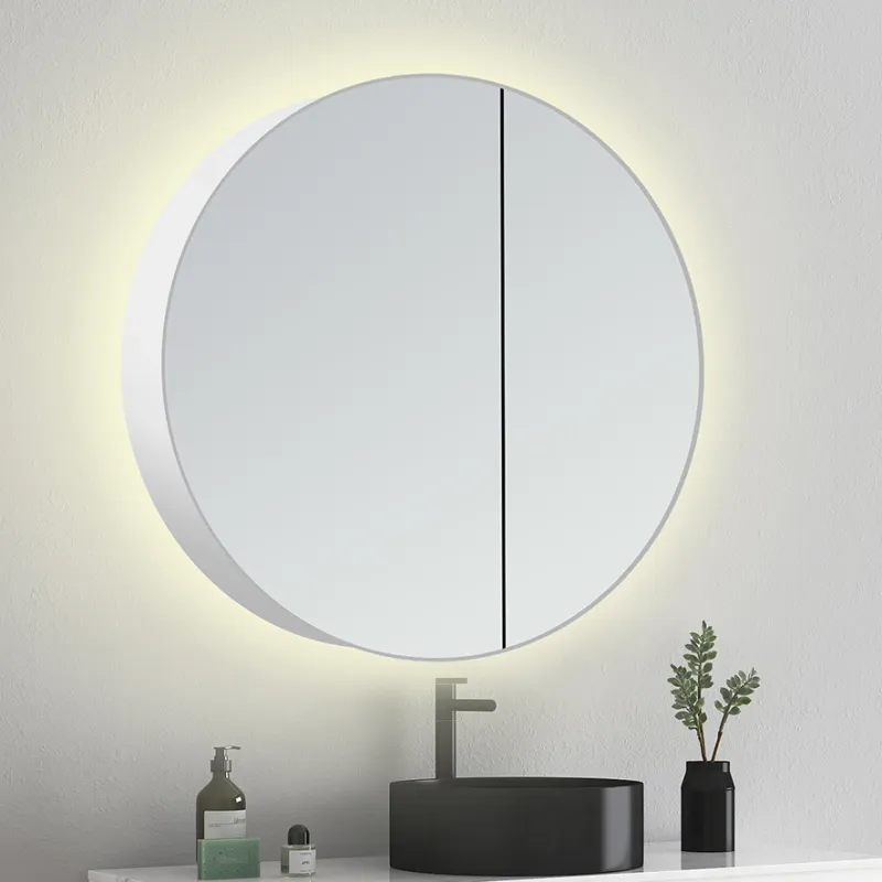 Badnor Mikala 75cm mbl.pk (8203) Leon rundt speilskap