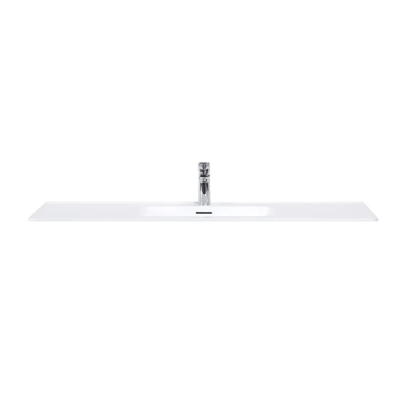 Badnor Marlén MeloStone 120cm enkel servant - MATT HVIT