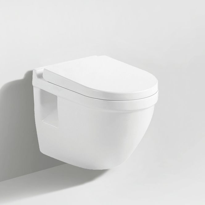 Hovedbilde Hardplast toalettsete m/ soft- close for Strong veggskål