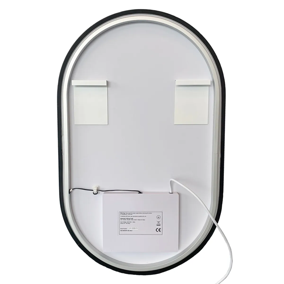 Badnor Melissa 60+40cm mbl.pk (98121) Sandra speil m/glasshylle og lys