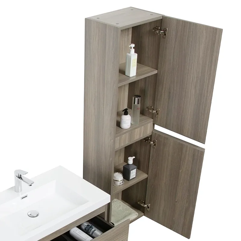 Badnor Melin 80cm+40cm mbl.pk. (5251) Leon speilskap