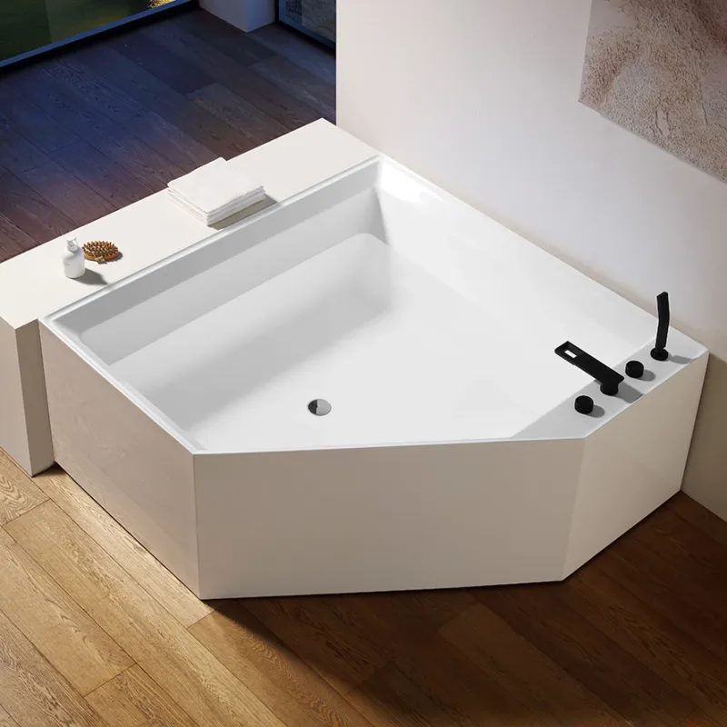 Badnor Fiorella designbadekar m/ innb. blandebatt. 150x150cm