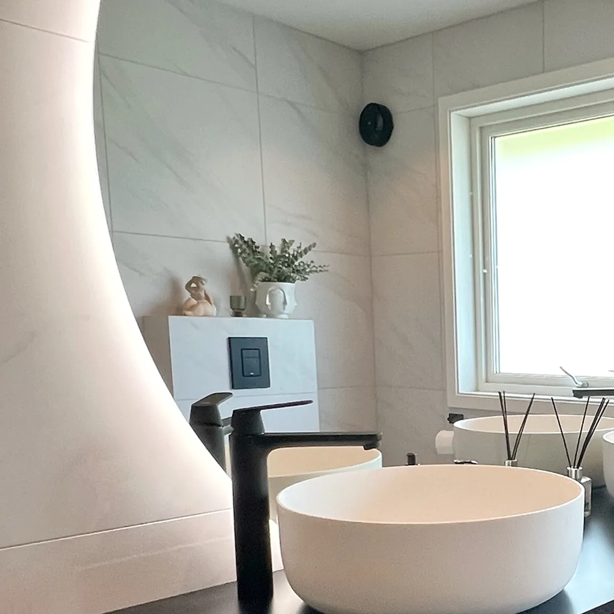 Badnor Melissa 150cm mbl.pk (97640) Sissel speil m/lys