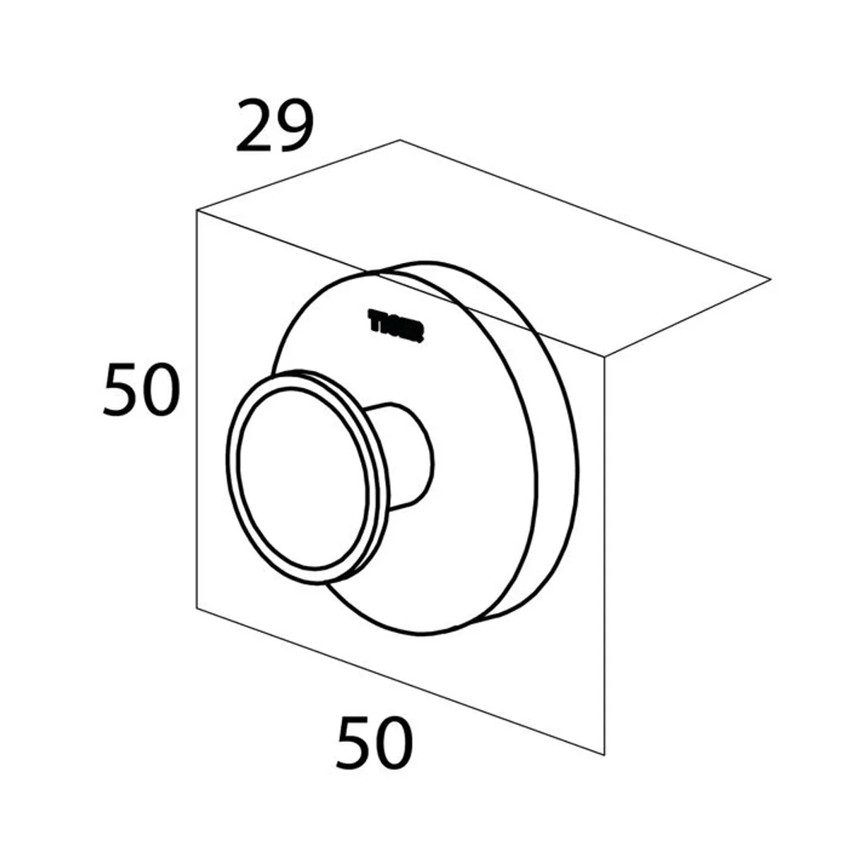 Tiger Urban krok stor - matt sort