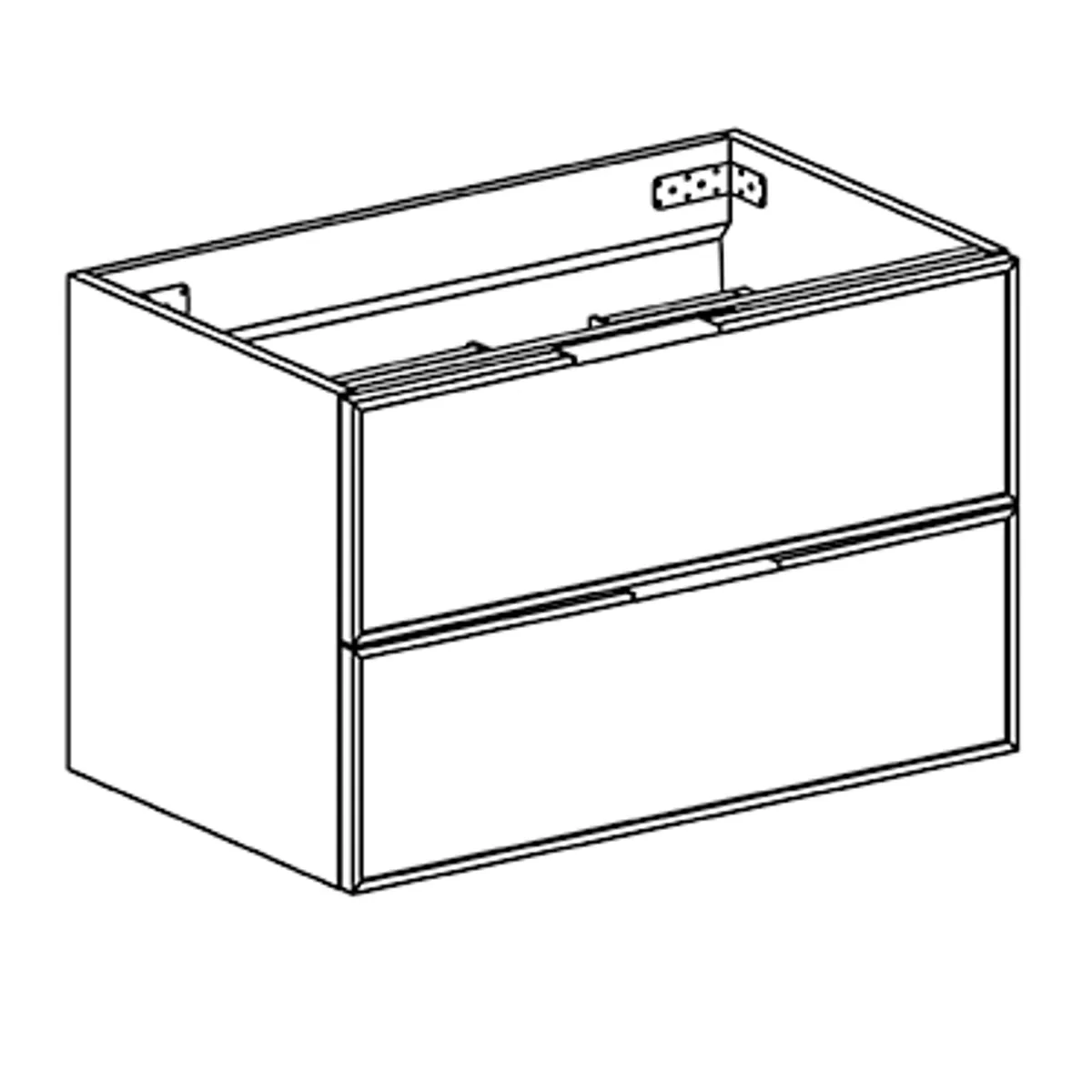 Badnor Melissa 75+40cm mbl.pk (98211) Liliana speil m/lys