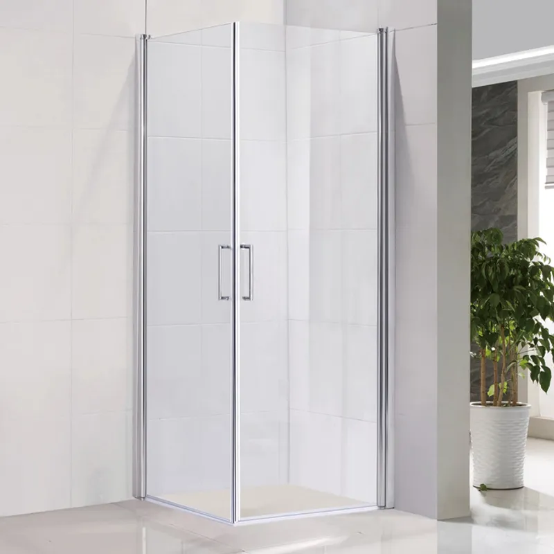 Imber dusjhjørne rett 80x80cm, krom