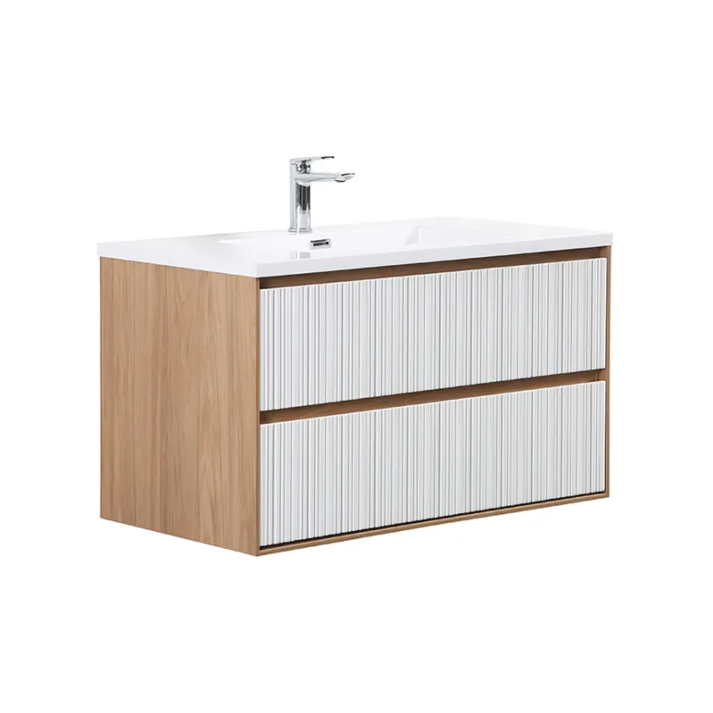 Badnor Marikken 90+35cm mbl.pk. (2222) Linnie speilskap