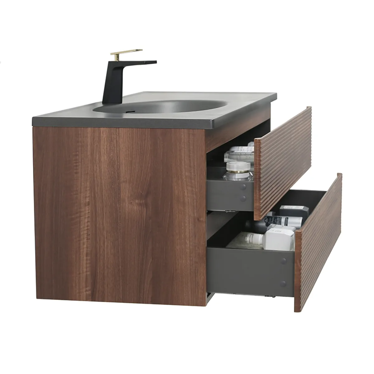 Badnor Maiken 120+40cm mbl.pk (9611) Sienna speil m/lys