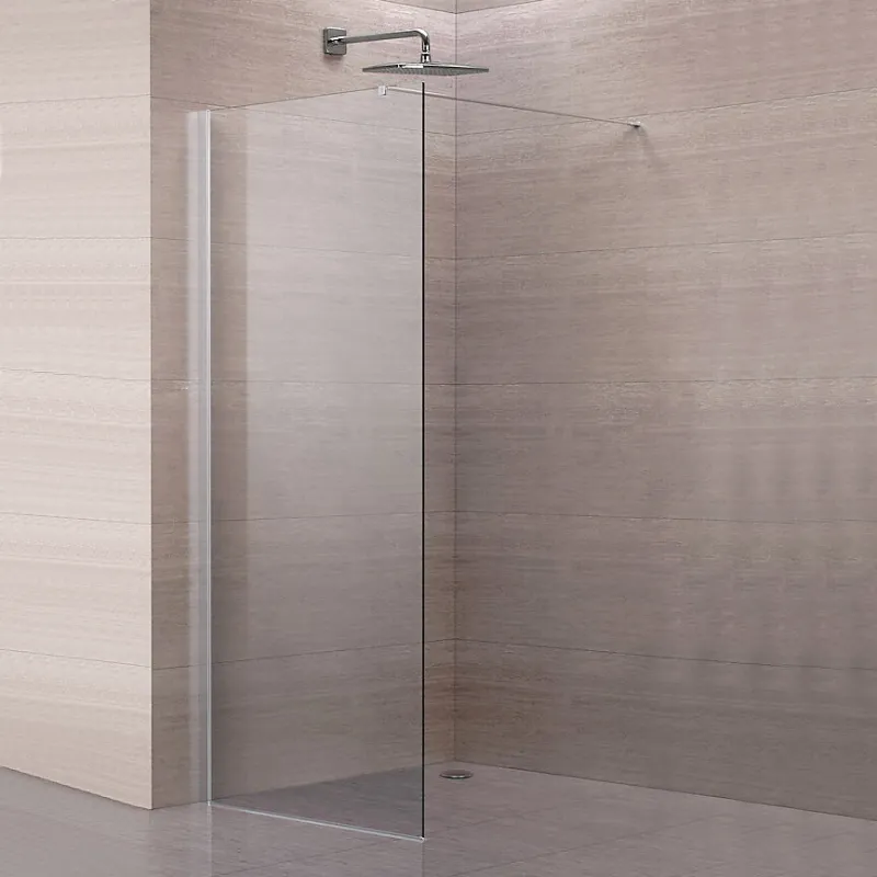 Pyxis fastfelt Walk-in hjørne 90cm - krom