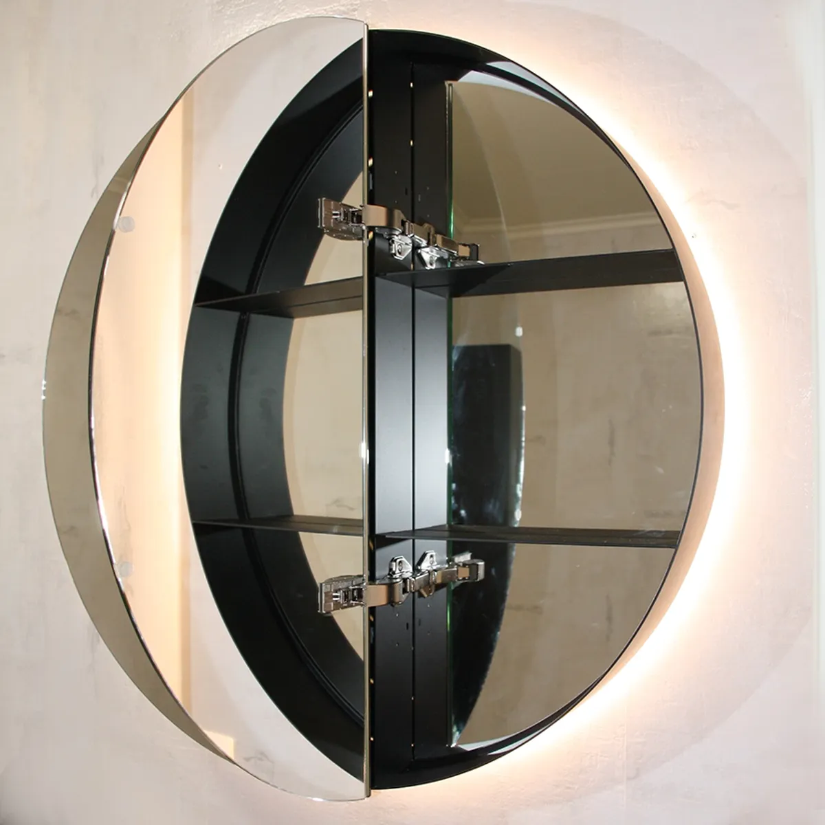 Badnor Melissa 60cm mbl.pk (98130) Live speilskap m/lys