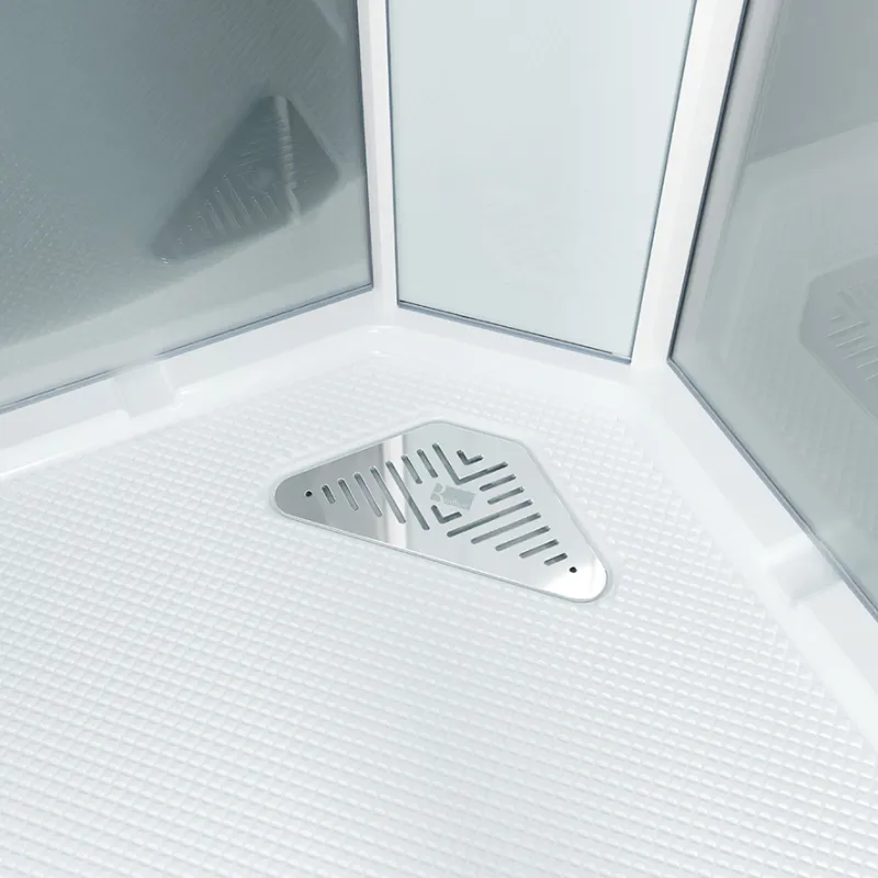 Badnor Nordica White lux 7-3 dusjkabinett 90x90cm m/dusjsett