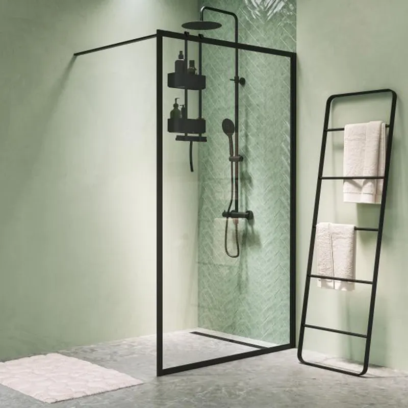 Tiger 2-Store Shower Caddy dusjkurv - matt sort