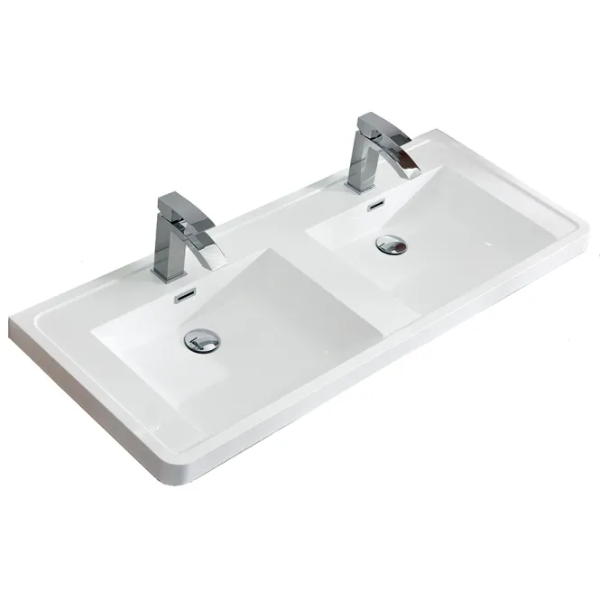 Hovedbilde Badnor Mette/Mie 120cm dobbel hvit servant