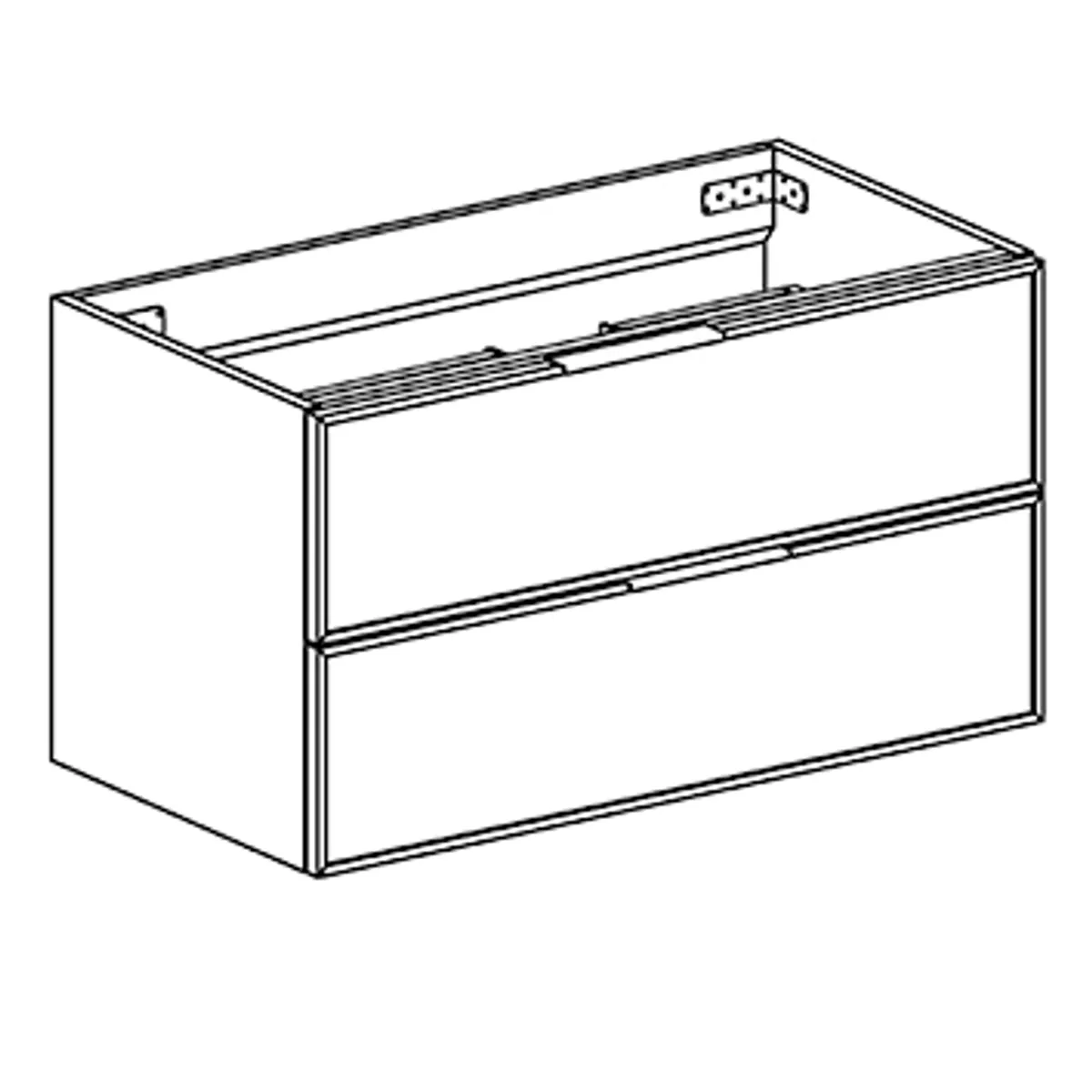 Badnor Melissa 90+40cm mbl.pk (98331) Loretta speil m/lys