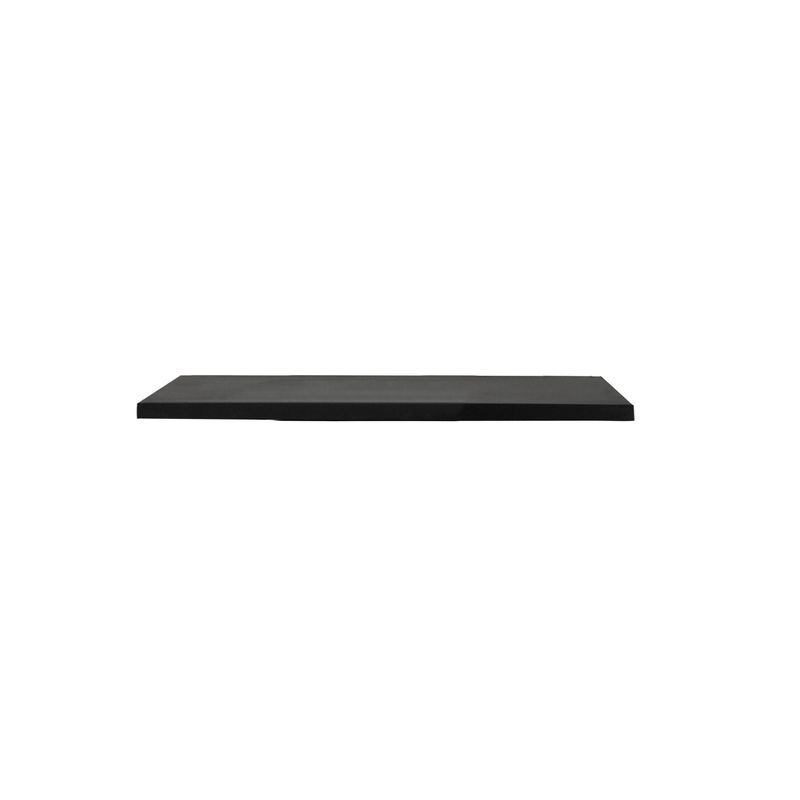 Badnor Benkeplate 60cm, MATT SORT
