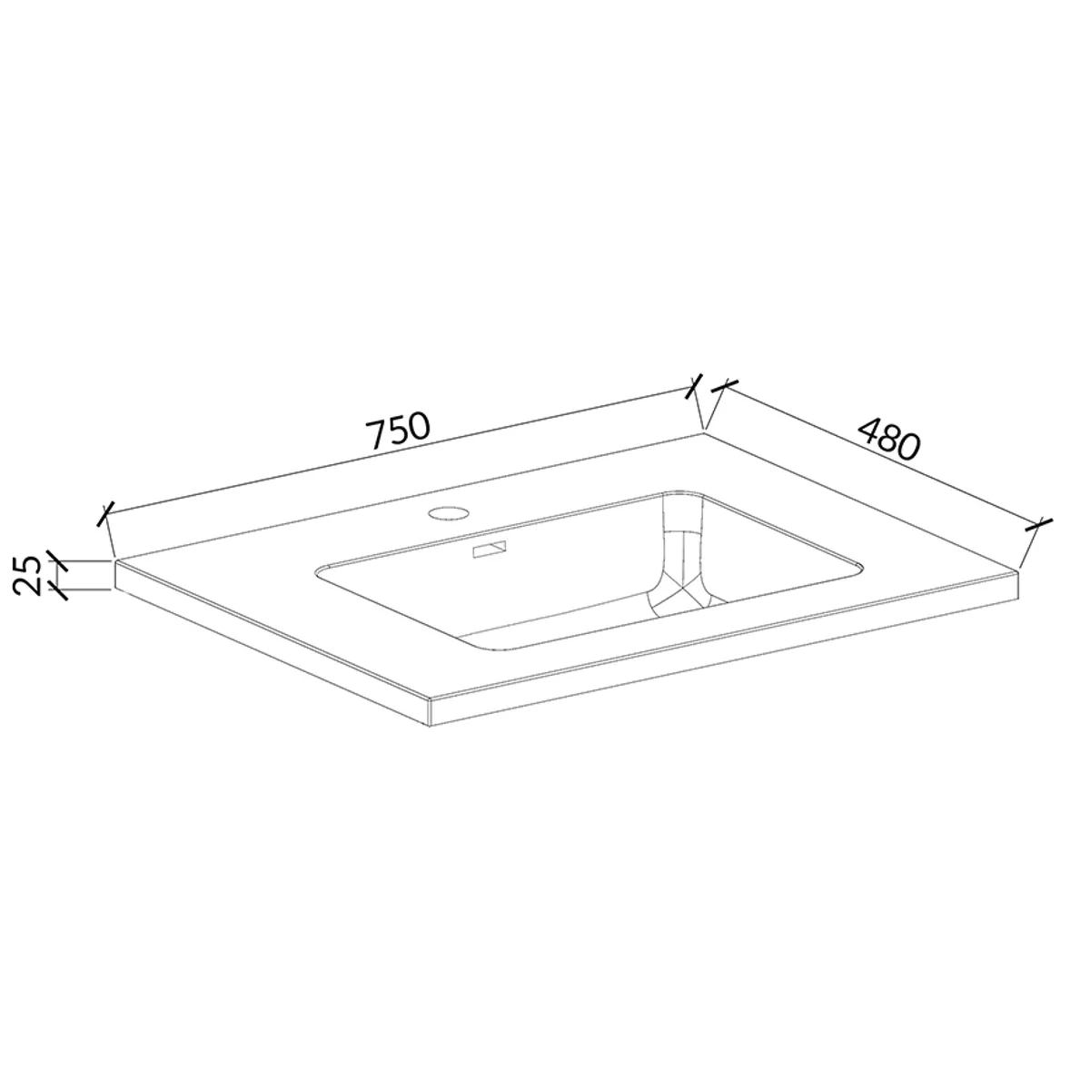 Badnor Melissa 75+40cm mbl.pk (98211) Liliana speil m/lys