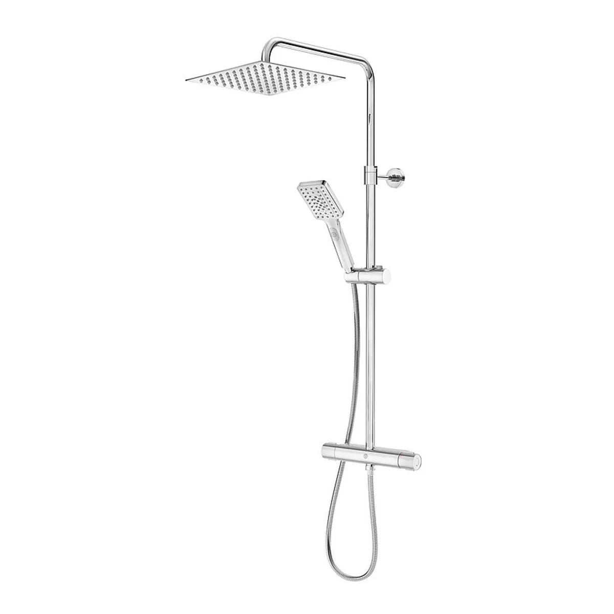 Gustavsberg Nautic SQUARE takdusjpakke - KROM