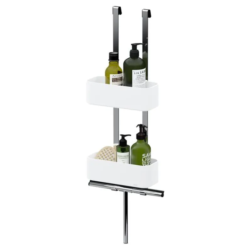 Tiger 2-Store Shower Caddy dusjkurv - matt hvit