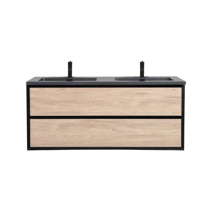 Badnor Martine 120cm dobbel servant (6409) Saga speil