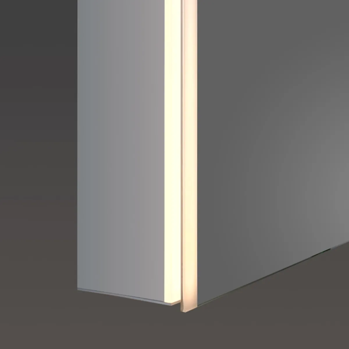 Badnor Marikken 90+35cm mbl.pk. (2222) Linnie speilskap