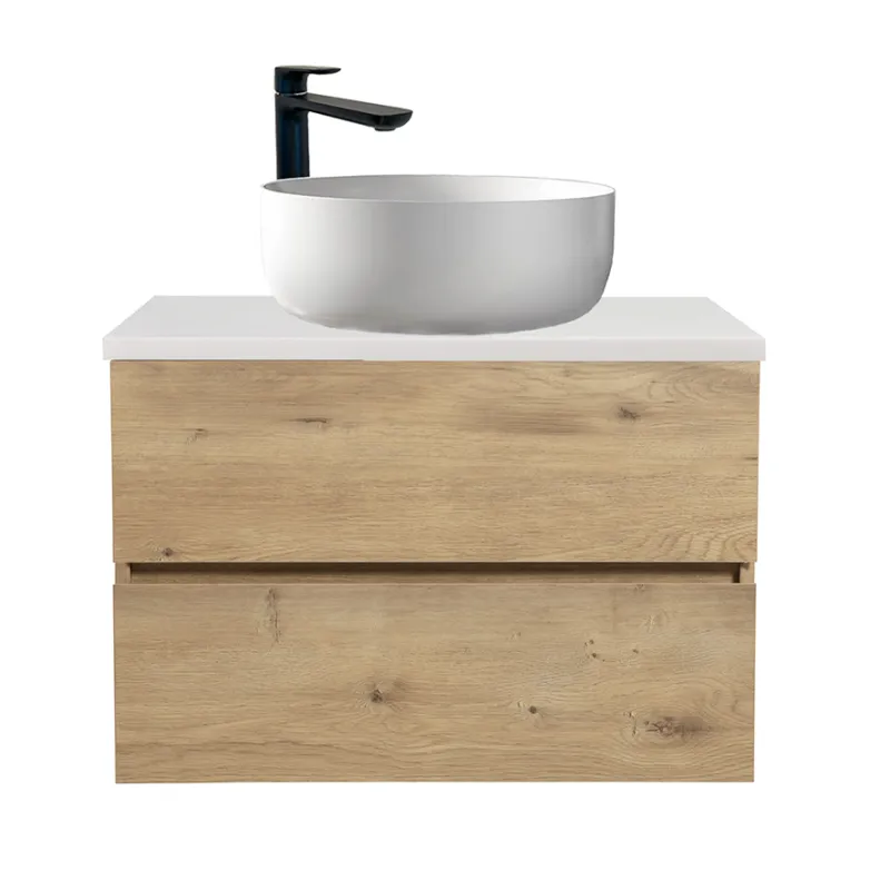 Badnor Mikala 75cm servantskap m/HVIT benkeplate
