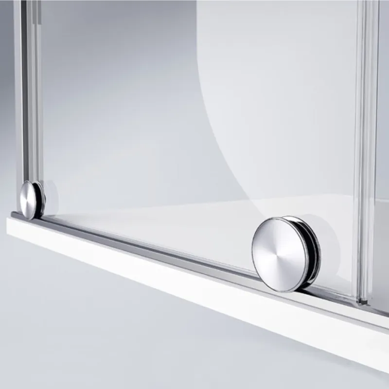 PureDay Walk-in 110-120cm fastfelt og skyvedør (krom)