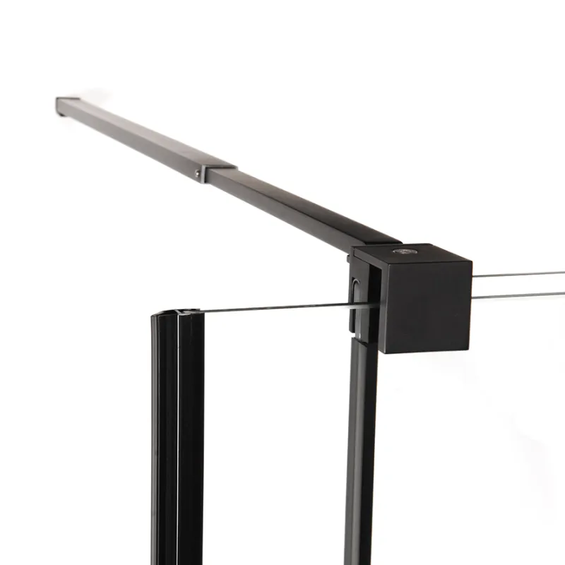 Badnor Køhler ll Nisjeløsning m/skyvedør - 110-120cm - matt sort