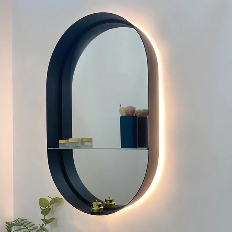 Badnor Melissa 60cm mbl.pk (98120) Sandra speil m/glasshylle og lys