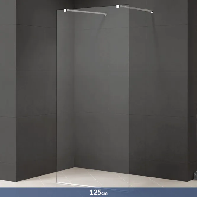 Hovedbilde Badnor Sterling Straight Walk-in rettvegg 125x190cm (8mm)