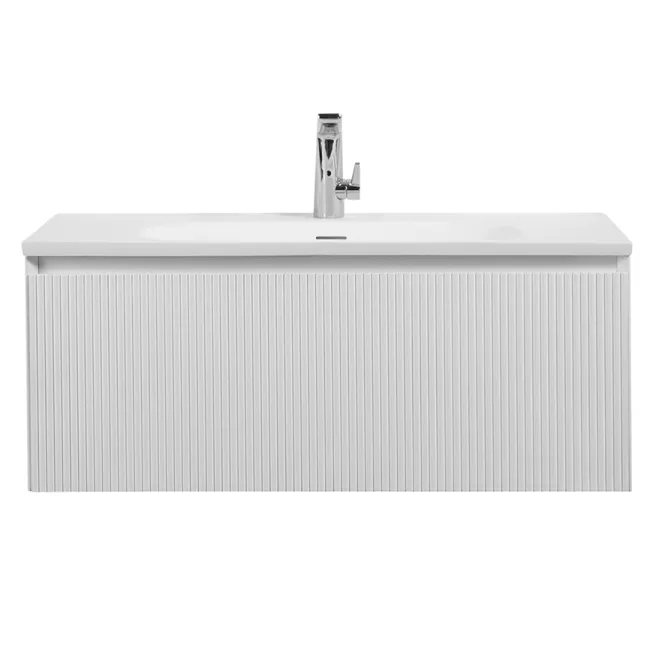 Hovedbilde Badnor Merethe 90cm servantskap m/spile-front HVIT MATT