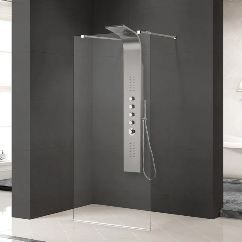 Badnor Sterling Straight Walk-in rettvegg 125x190cm (8mm)