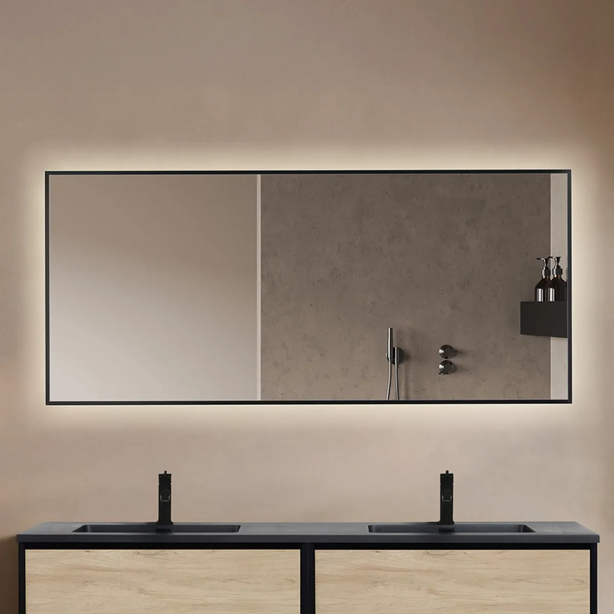 Badnor Marikken 180+35cm mbl.pk. (2532) Saga speil