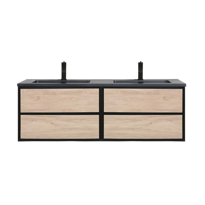 Hovedbilde Badnor Martine 150cm møbelpk (6508) Saga speil med lys
