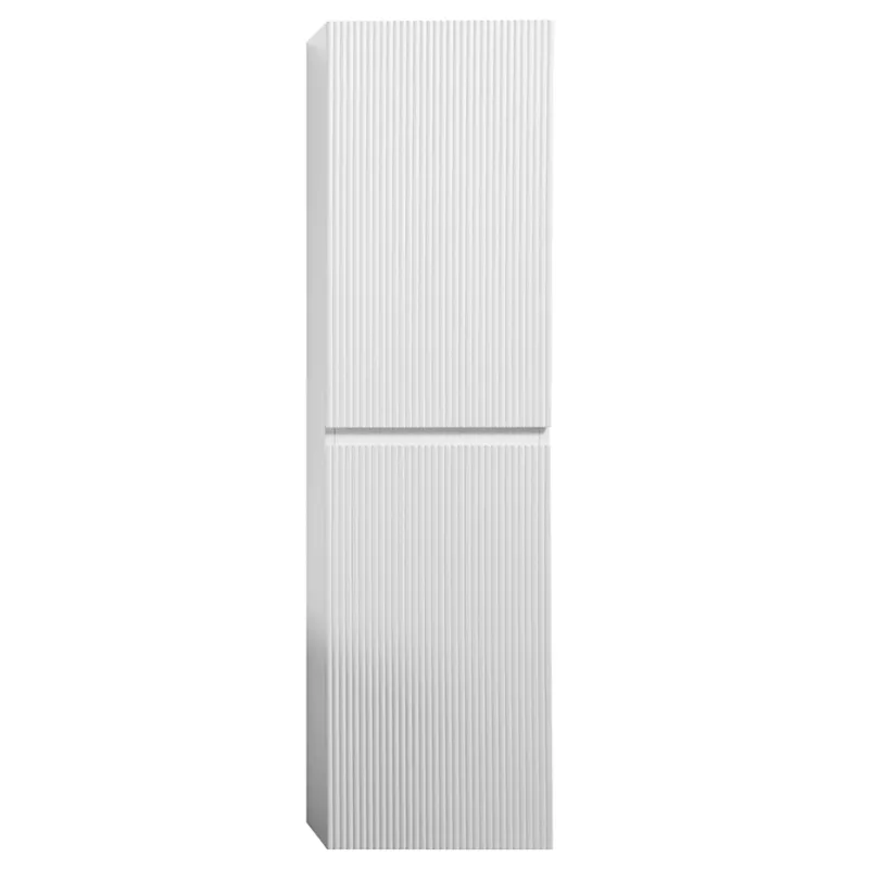 Badnor Merethe 40cm høyskap/sideskap m/spile-front HVIT MATT
