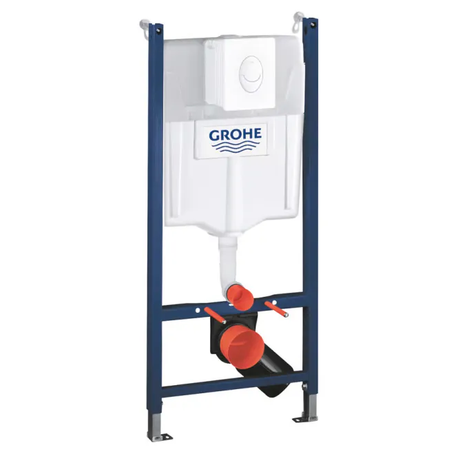 Hovedbilde Grohe Rapid SL innbygginggsisterne m/ Skate air hvit betj. plate