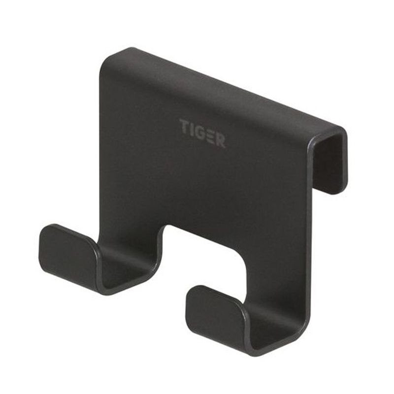 Tiger Caddy Dusjkabinett håndklekrok 6-8 mm  - Sort