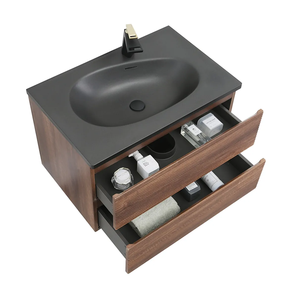 Badnor Maiken 80+40cm mbl.pk (9412) Lucy speil m/lys