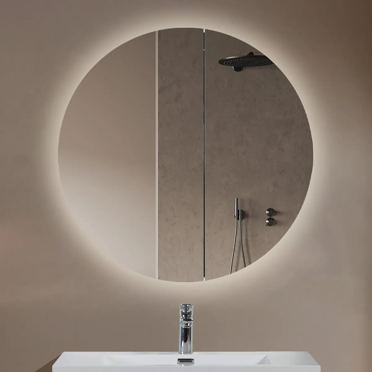 Badnor Merethe 90+40cm møbelpk (7115) Leon speilskap