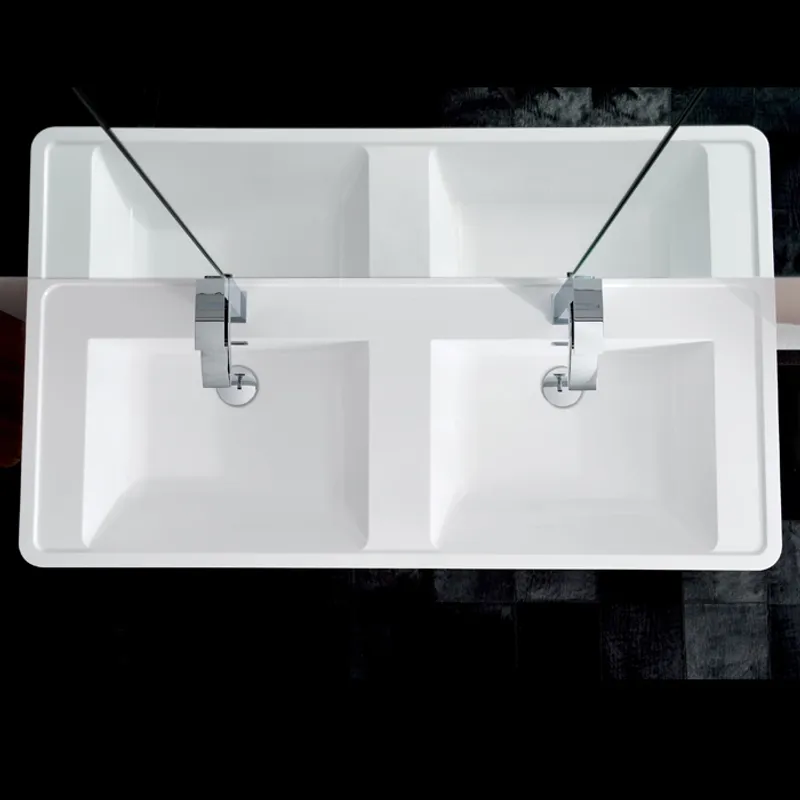 Badnor Mette/Mie 120cm dobbel hvit servant