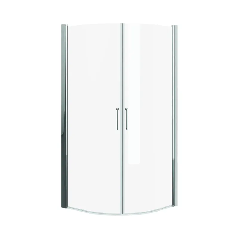 Imber buet 90x90 dusjhjørne, KROM