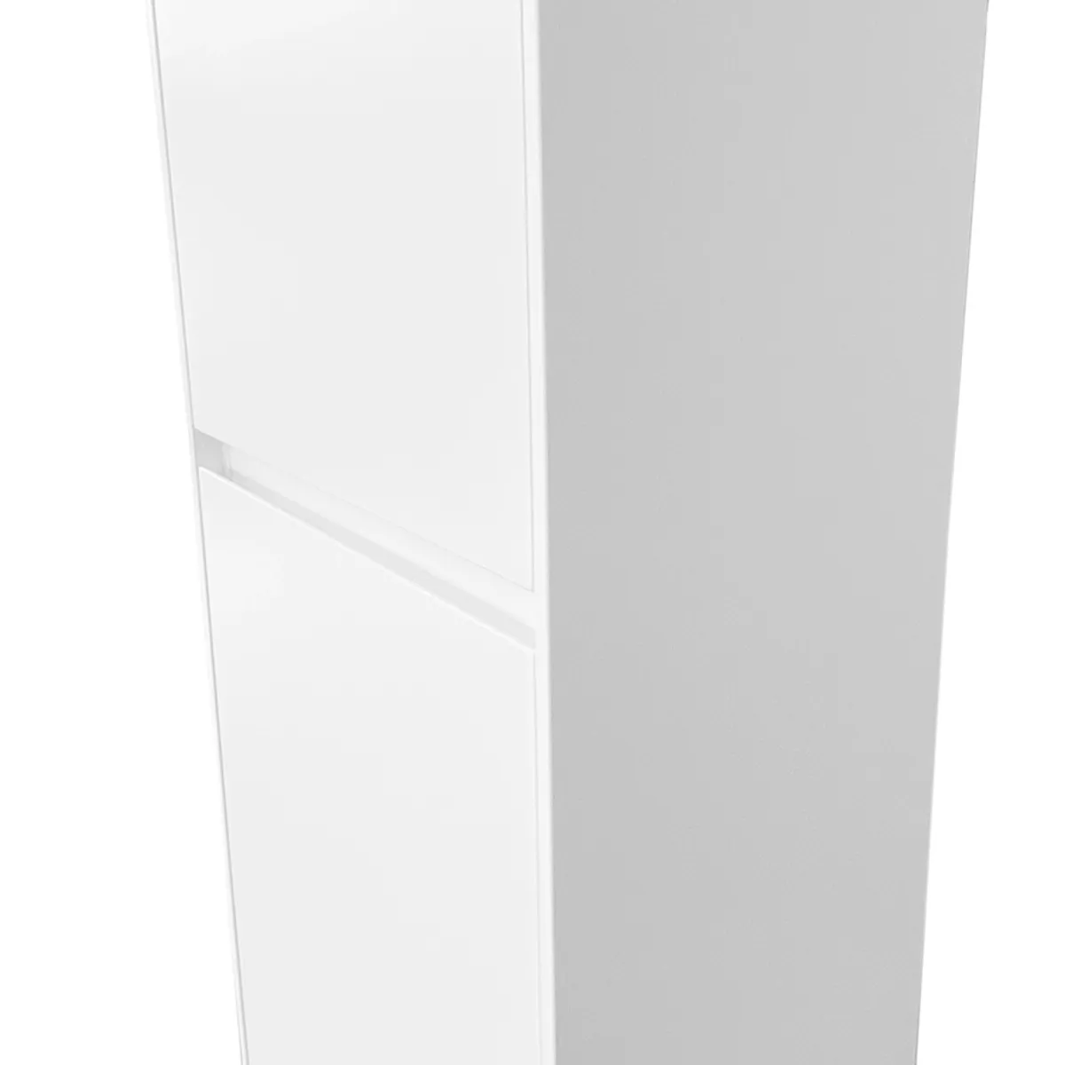 Badnor Melanie HVIT 90+40cm mbl.pk (1316) Leon speilskap